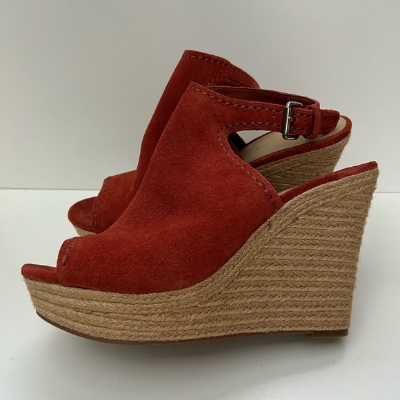 Marc Fisher Womens Olivia Espadille wedge sandals size 11. - Picture 2 of 12